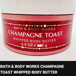 Bath & Body Works Champagne Toast Whipped Body Butter - Red